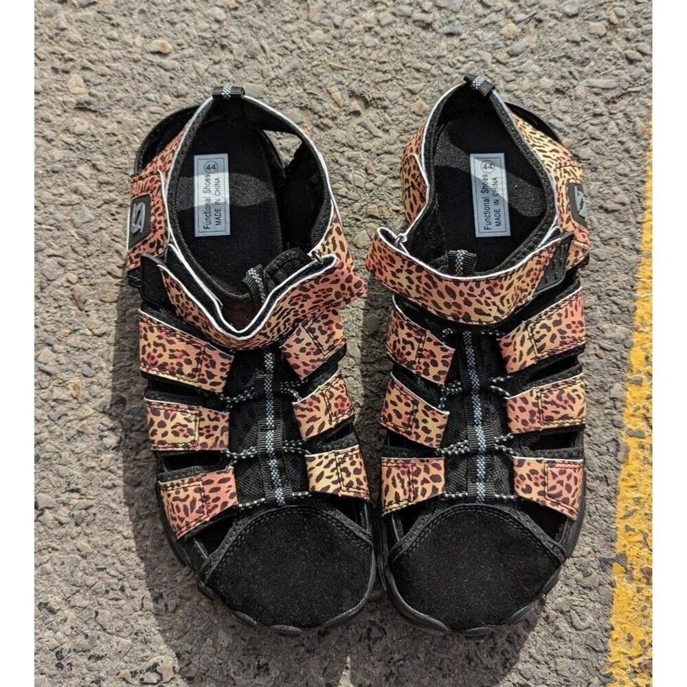 Leopard Outdoor Hiking Water Sandal Sport Fisherman Quick Dry Size 44 EU‎